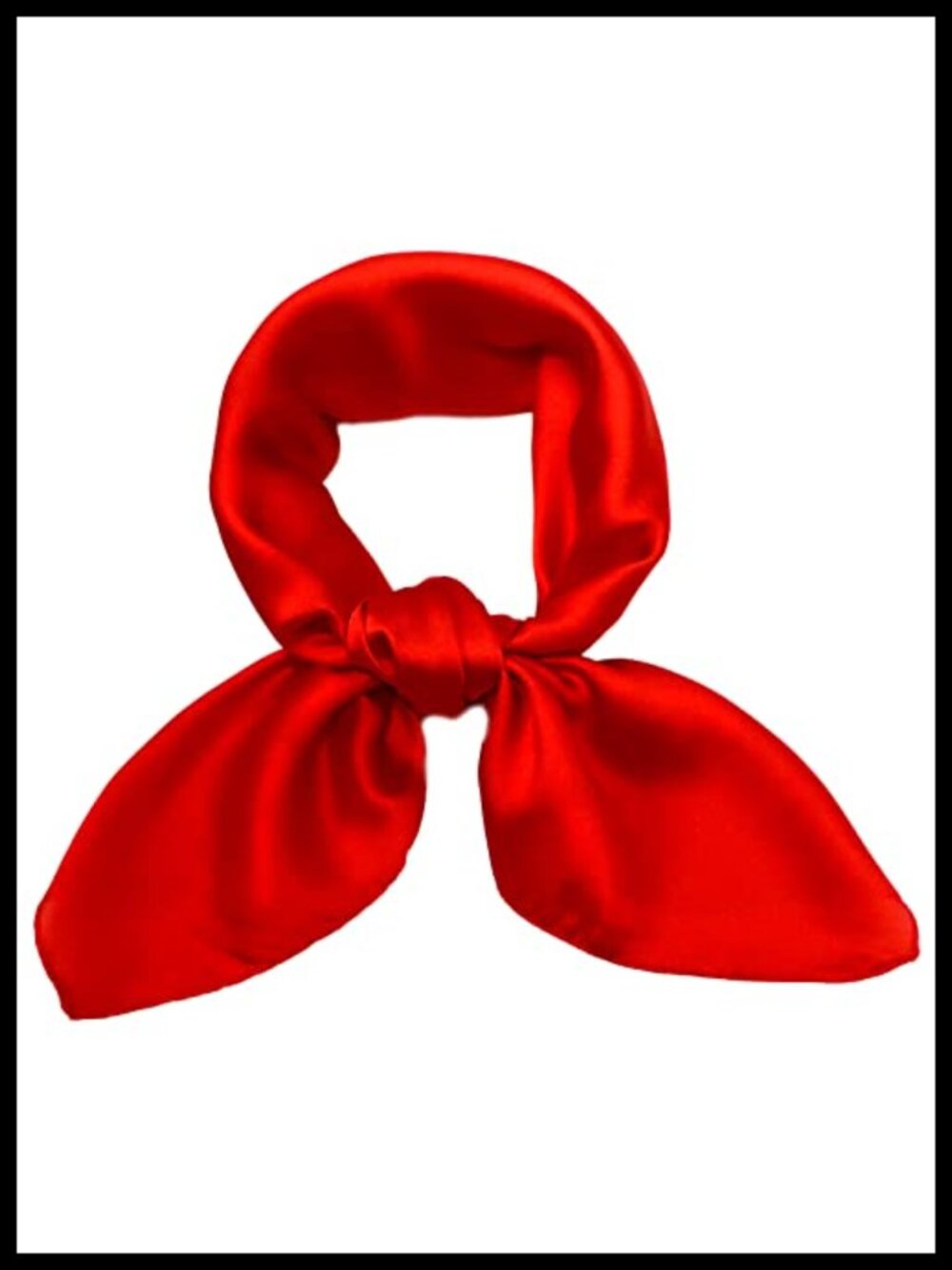 Silk Feeling Satin Scarf 27.5'' Square Head Neck Wrap for Women